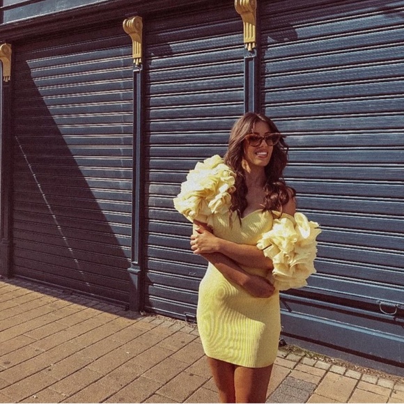 🌼 Zara Yellow Contrasting Mini Dress 🌼 - Picture 11 of 17